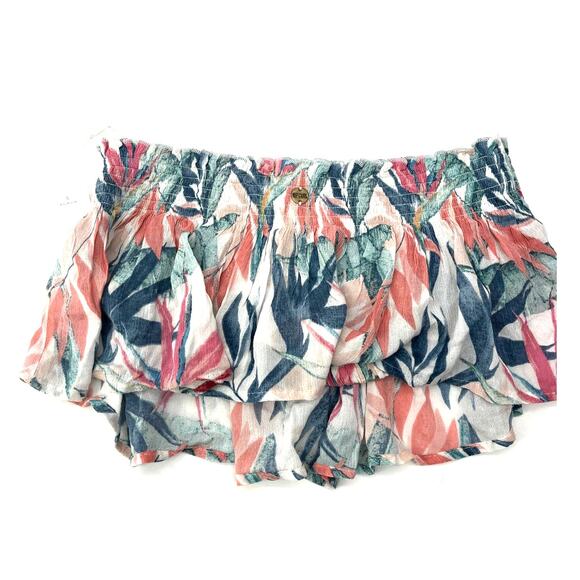 Rip Curl Sea Breeze Tube Top Floral White Size Large NWT - Picture 4 of 6